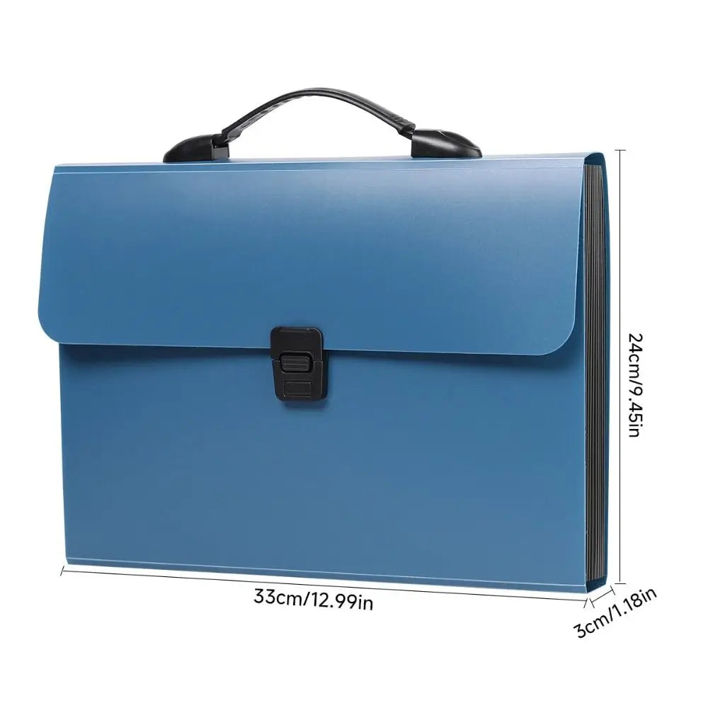 13 Layers Accordion File Folder Large Capacity Waterproof Expanding File Organizer Multifunctional Portable Document Storage Bag Oasis Select