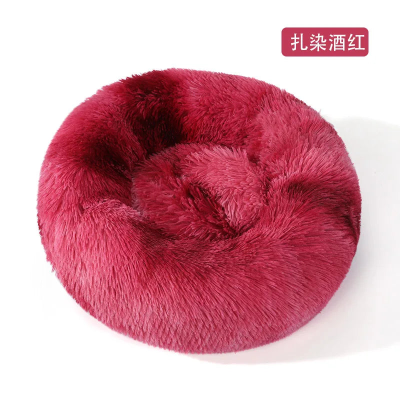 Plush Pet Bed Dogs Cats Winter Warm Long Nest Cozy Dog Mat Soft