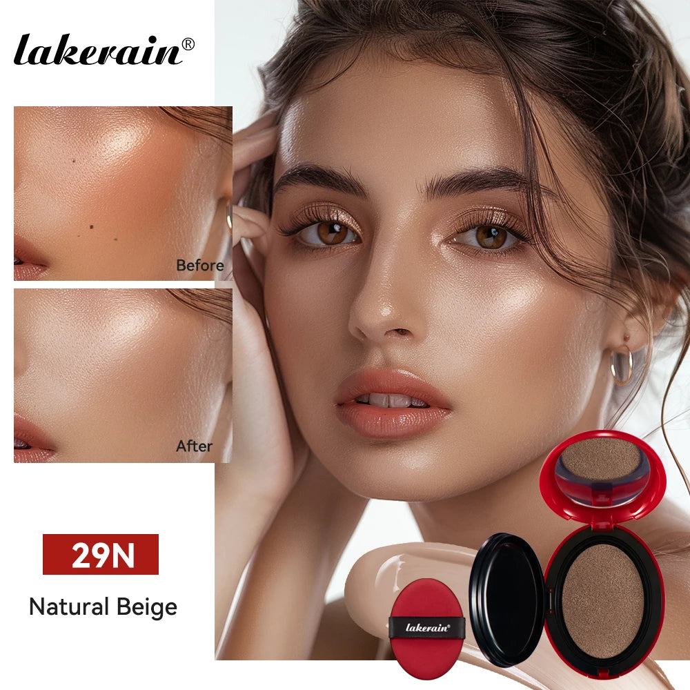 Korean Cushion Foundation – Full Coverage, Waterproof & SPF