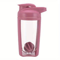 Shake Water Cup, Fitness Sports Water Cup, Portable Large Capacity Plastic Protein Powder Shake Blender Cup Oasis Select 501-600ml Pink