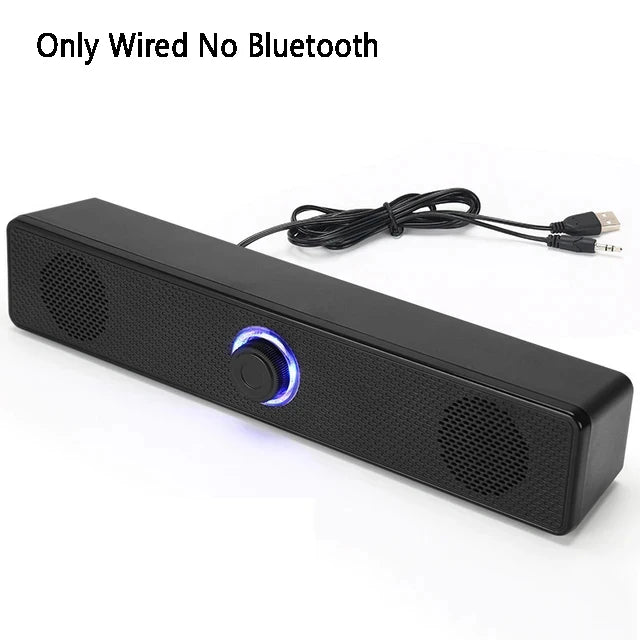 AyeBeau Bluetooth 5.3 Soundbar – PC, TV & Laptop Speaker
