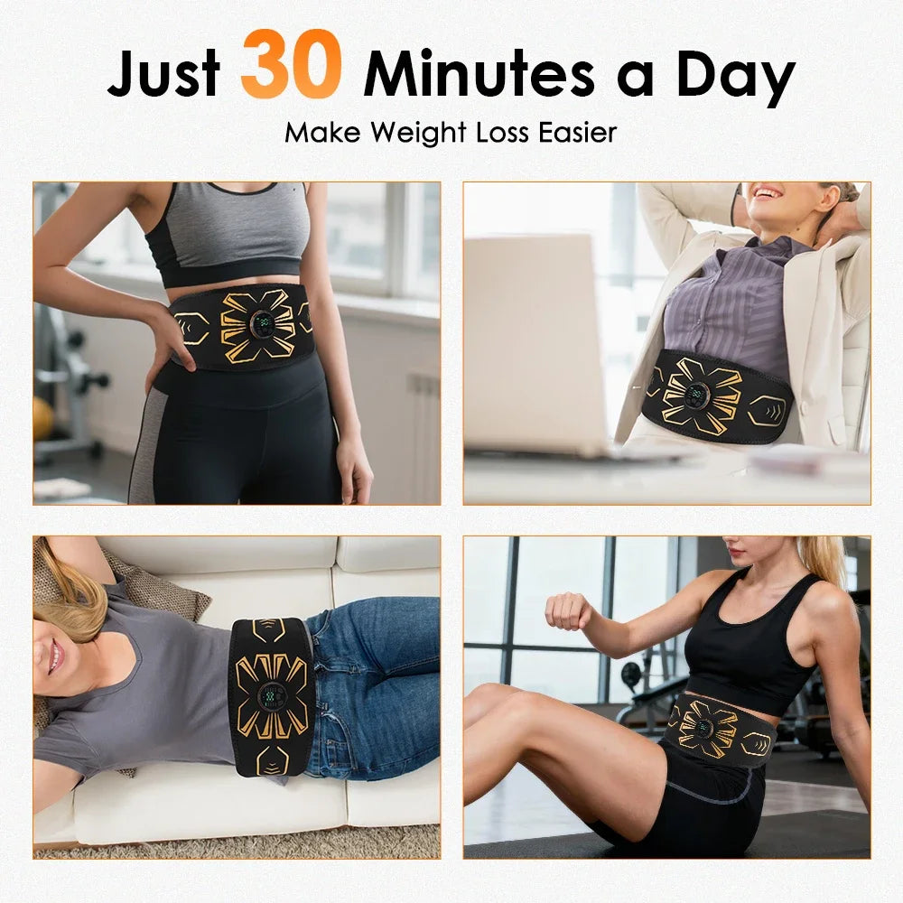 Hailicare EMS Abdominal Toning Belt | 10 Modes, 30 Levels