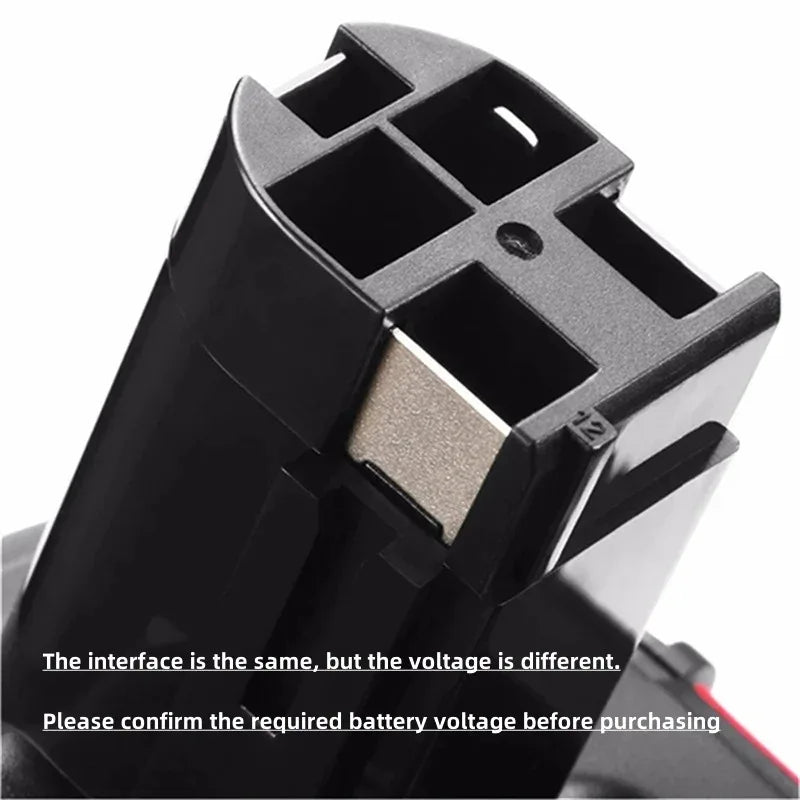 For BOSCH 12V Power Tool Battery for BAT043 BAT045 BAT120 GSR 12 VE-2 2607335709 2607335557 NiMH Battery 4800mAh 6800mAh 9800mAh Oasis Select
