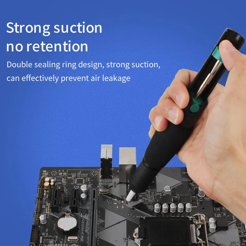 SLADE Dual-Ring Solder Sucker Desoldering Pump for PCB Desoldering Pump Oasis Select