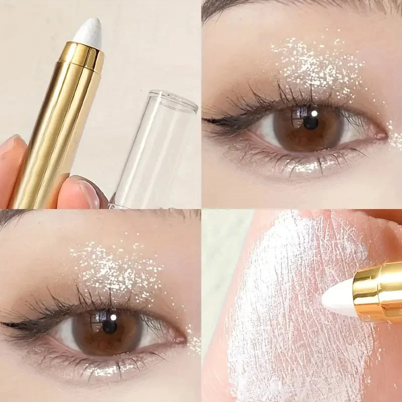 Double-Sided Eyeshadow Stick – Glitter & Matte Highlighter Pen