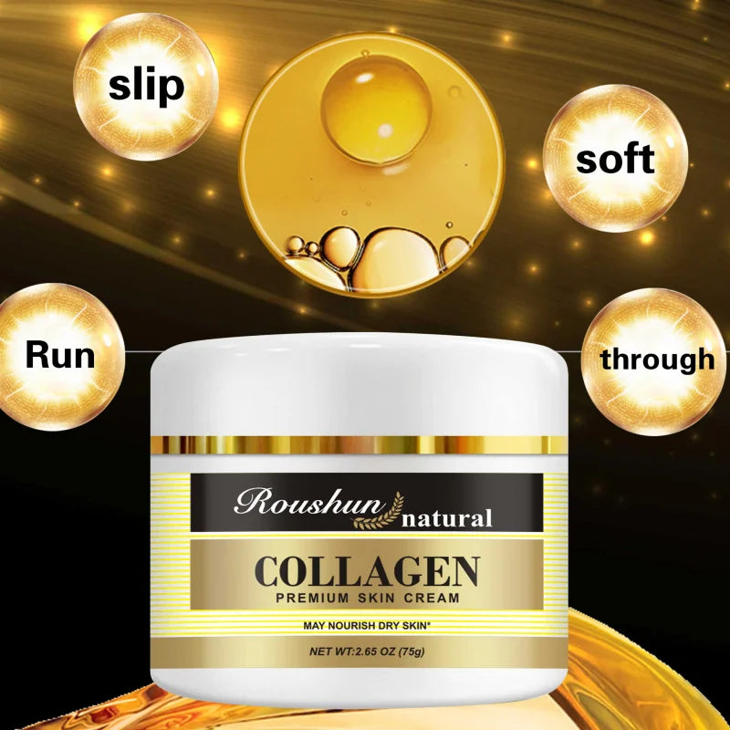 ROUSHUN Collagen Face Cream – Deep Moisturizing All Skin Types