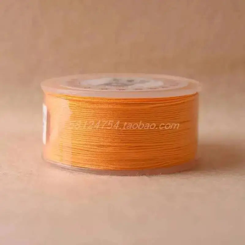 0.8 mm 65m Nylon Cord Thread DIY Tassels Beading String Thread Chinese Knot Macrame Cord Bracelet Braided String Oasis Select 14 orange 0.8mm 65m