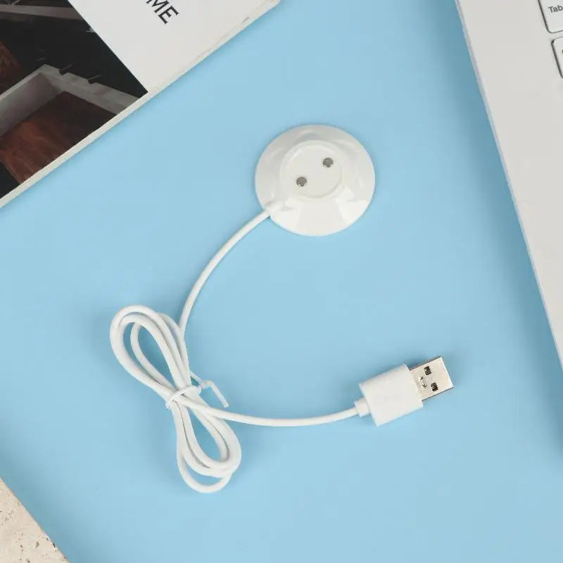 USB Magnetic Charging Dock Base Rose Toys Charger Standing Magnetic Adapter USB Charger Cable Cord Replacement For Rose Massager Oasis Select 1Pcs White