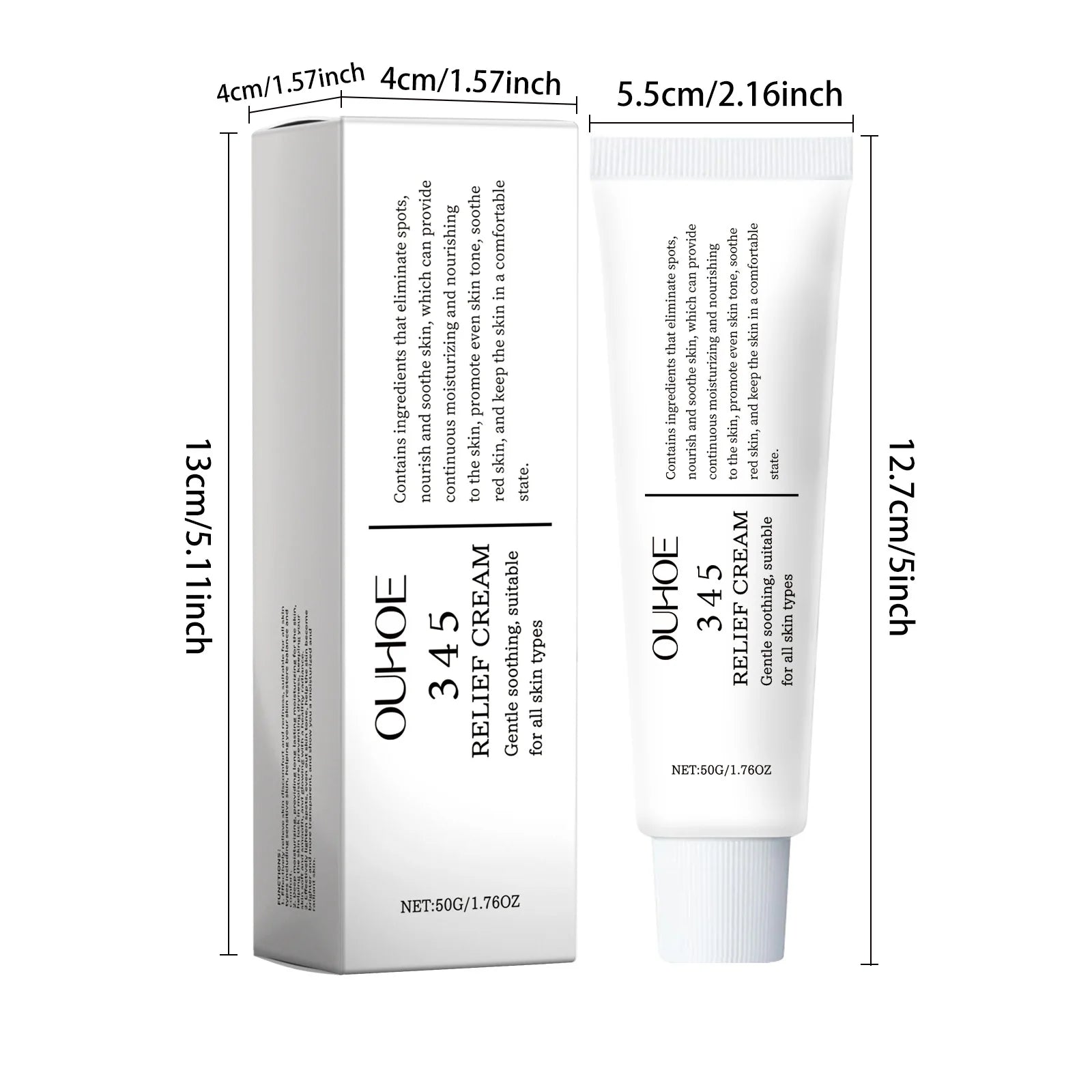 345 Relief Cream – Hydrating, Brightening & Soothing Face Cream Face Moisturizer Cream Oasis Select