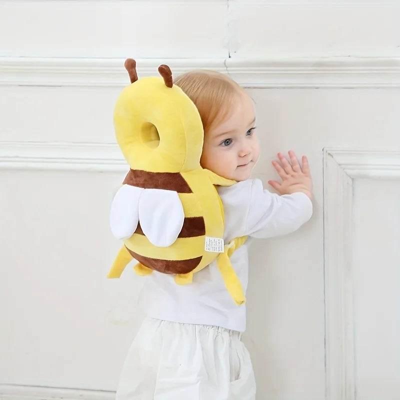 1PC Little Bee Baby Anti-Fall Pillow, Breathable Head Protection for Toddlers, Baby Head Protector, Nursing Pillow for Kids Oasis Select