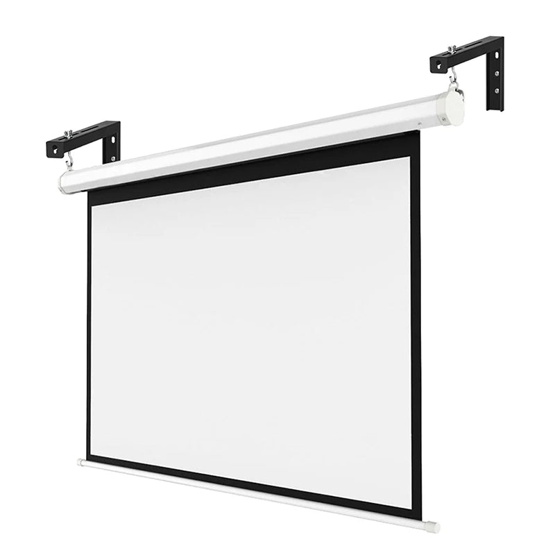 Universal Adjustable Projector Screen Mounting Hook Projection Screen Wall Hanging L-Bracket Movie Screen Curtain Mount Hook Kit Oasis Select
