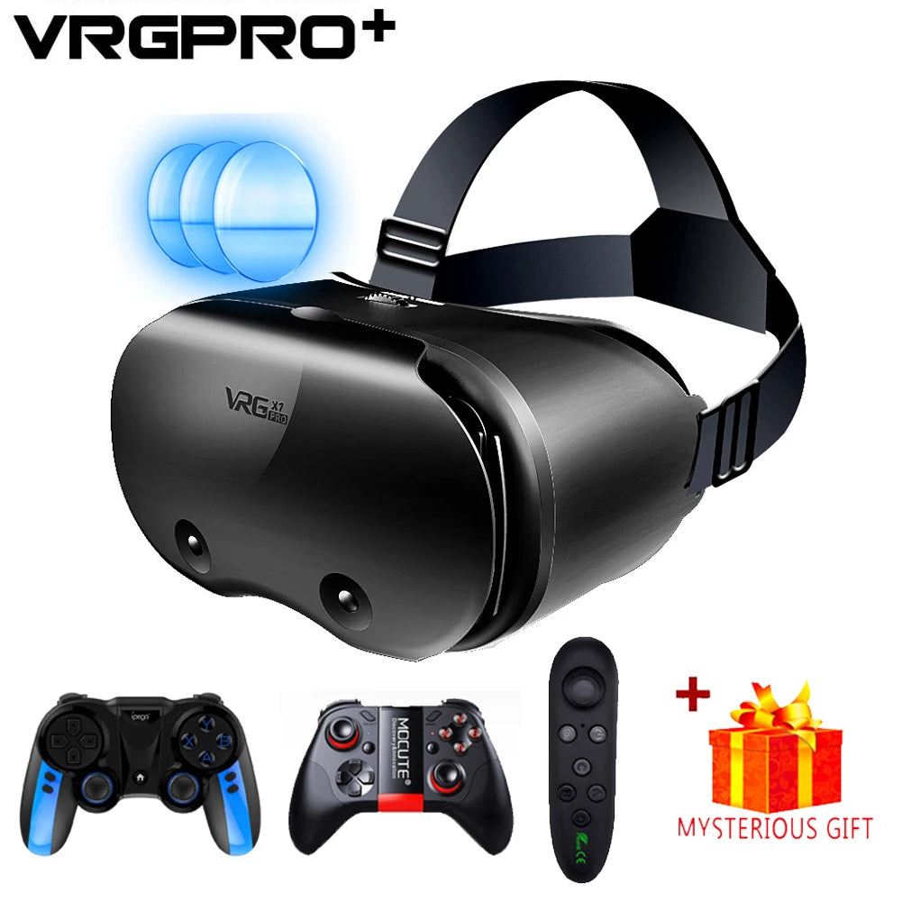 VRG PRO X7 3D VR Headset for iPhone & Android – 120° FOV