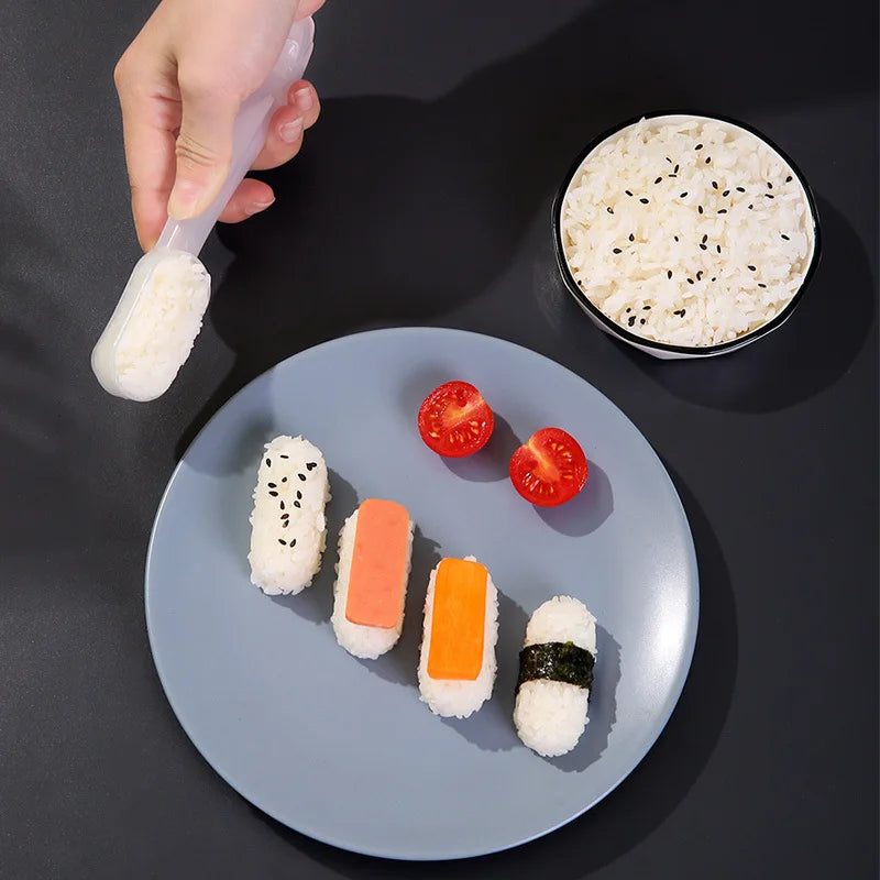 1pcs Nigiri Sushi Mold Onigiri Rice Sushi Maker Warship Sushi Mold Bento Oval Rice Making Breakfast Kitchen Tools Easy Sushi Kit Oasis Select