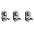 Suction Cup Double Wall Hooks No-Mark Waterproof – Set of 3 Suction Cup Hooks Oasis Select Grey