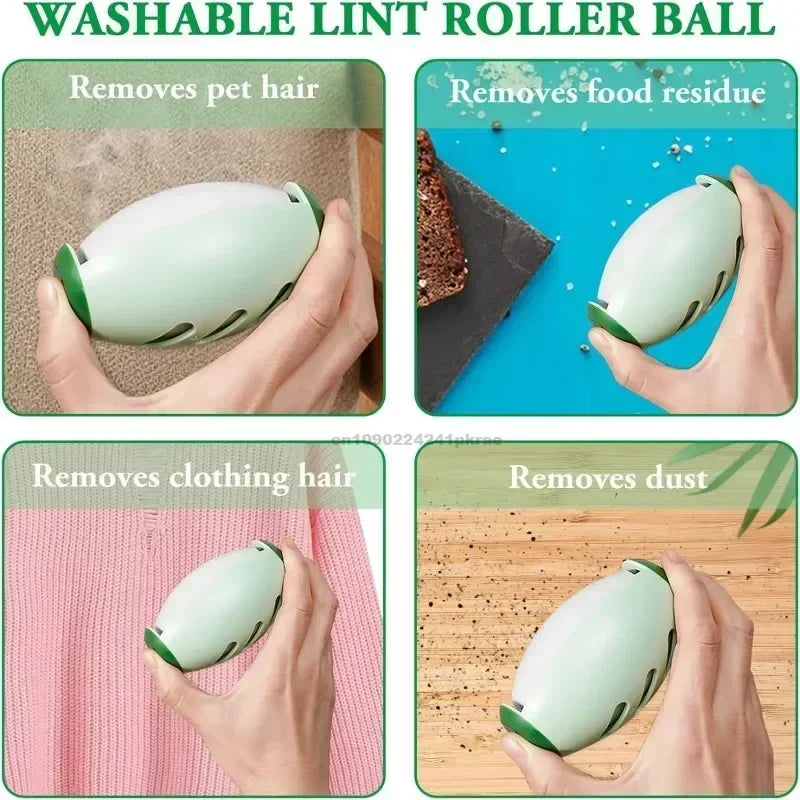 Reusable Pet Hair Remover Roller Washable Fur Remover for Clothes Lint Cleaner for Cats Dogs Portable Animal Hair Removal Tool Oasis Select