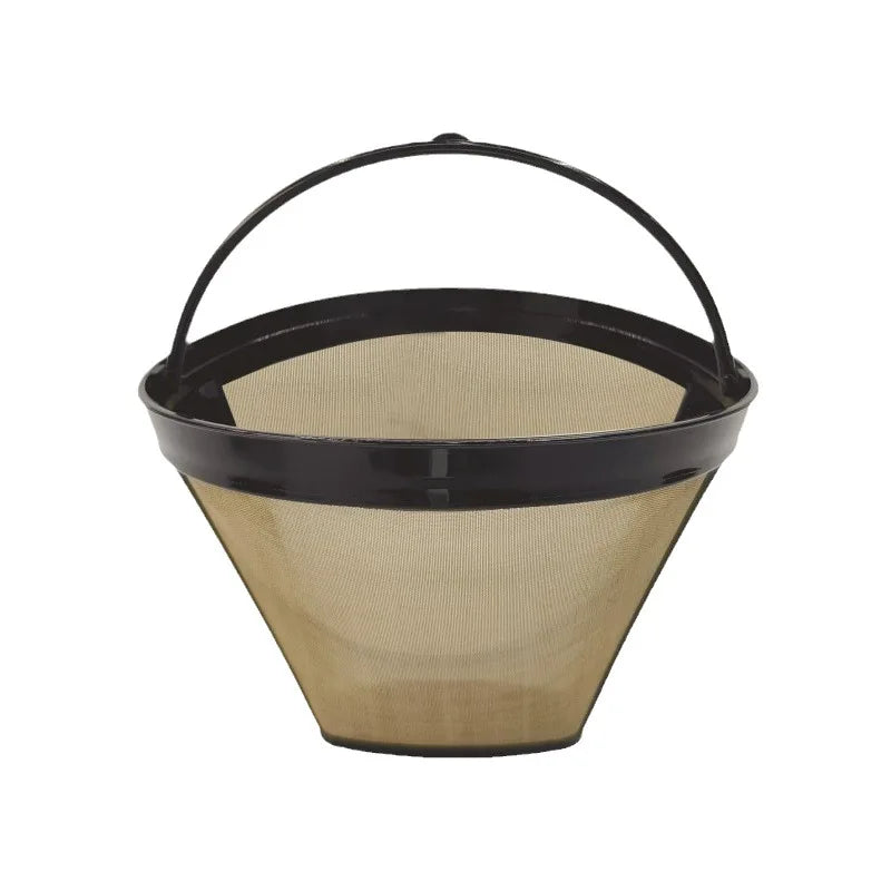 1/3pcs Cone Shape Permanent Coffee Filter Mesh Basket Stainless Steel Reusable Kitchen Coffeeware Coffee Filters Tea Brewer Oasis Select 1pcs