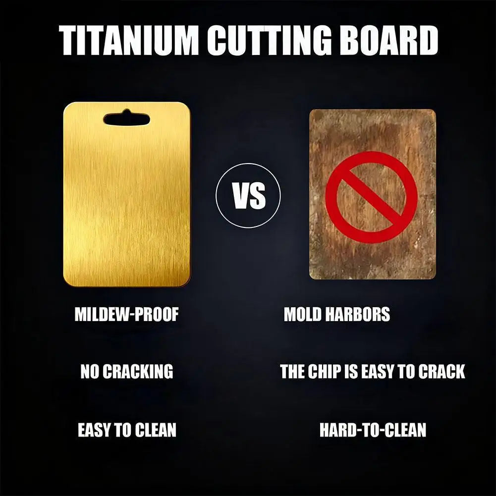 NEW Cutting Boards for Kitchen Stainless Board Steel Thickened Double Sided Food Grade Portable Fruit Meat Chopping Oasis Select