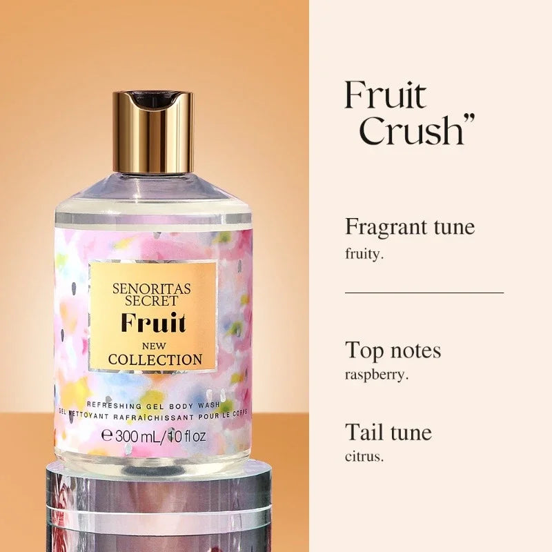 Victoria fragrance shower gel lasting fragrance secret language of love Moisturizing&oil controlling deep cleaning Oasis Select 1pc 6