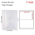 Photo album with 80/160 slots, Polaroid card holder, 3-7 inch jewelry storage card holder, idol star photo collection. Oasis Select 7 Inch-80 Cards