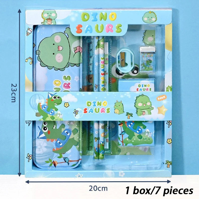 Cute Cartoon Stationery Sets Student Rewards Kindergarten Class Prizes Children's Learning Supplies Oasis Select one size D