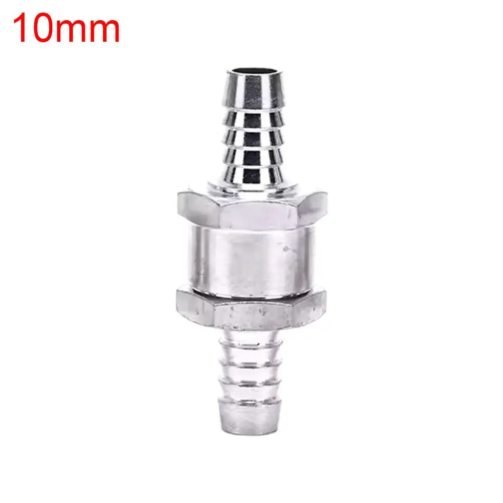 Aluminium Fuel Line One-Way Check Valve | 6–12mm Anti-Backflow