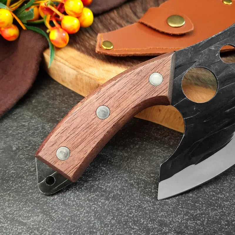 2024new Outdoor Pick Bones Dedicated Knife Hand-Forged Meat Cutting Knife Slaughter Professional Meat Selling Knife Oasis Select