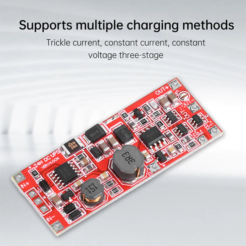 DC 12V/15V 24W 1A UPS Power Supply Module Uninterruptible Power Control Board 2S V4.0CN Charging Step Up Protection Module Oasis Select