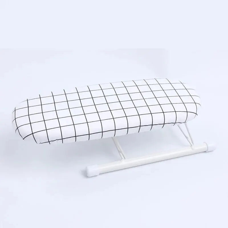 Portable Mini Ironing Board Rack for Clothes, Sleeves and Shirts - Small Size, Easy to Store and Carry Oasis Select White
