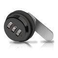 20mm Smart Cam Code Lock for Cabinet Door 3 Digit Combination Password Code Drawer Lock Box Lock Oasis Select Black