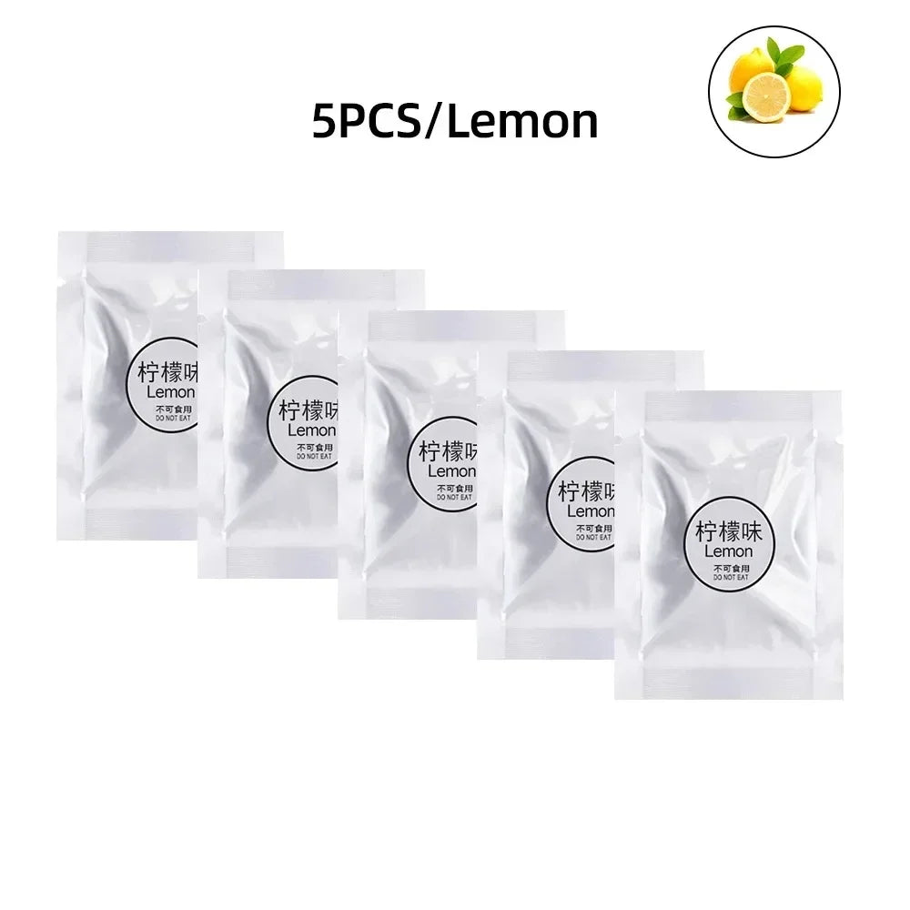 5/10/15pcs Car Air Freshener Supplement Car Vent Perfume Refill Replace Aroma Cotton Pads Perfume Fragrance Interior Accessories Oasis Select Lemon-5pcs