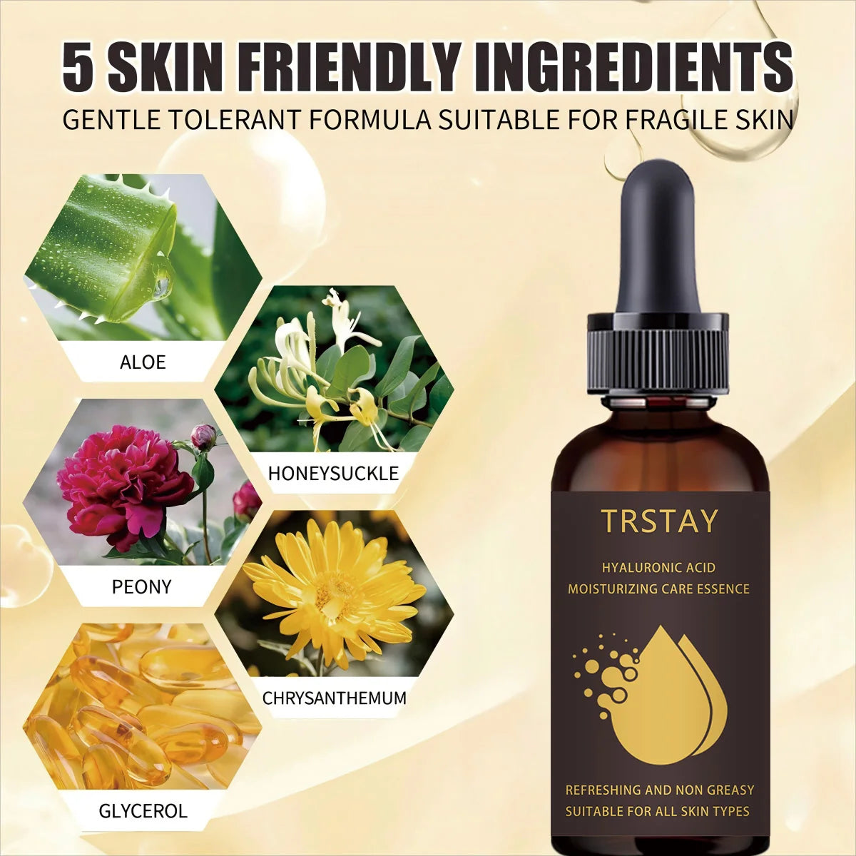 TRSTAY Facial Essence – Cleansing & Brightening Serum