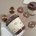 Art Value Mini Coffee Cup Powder Puff Set | 5pc Sponge Blush