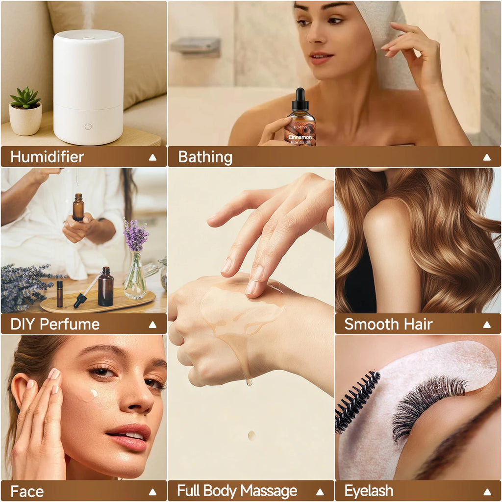 Cinnamon Essential Oil – Massage, Hair Care & Diffuser