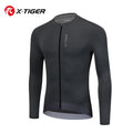 X-TIGER Men's Cycling Jacket Autumn Three-pocket Reflective Cycling Jersey Sports Mountain Bike Shirt Ciclismo Long Sleeve Oasis Select XM-CY-38005 XL