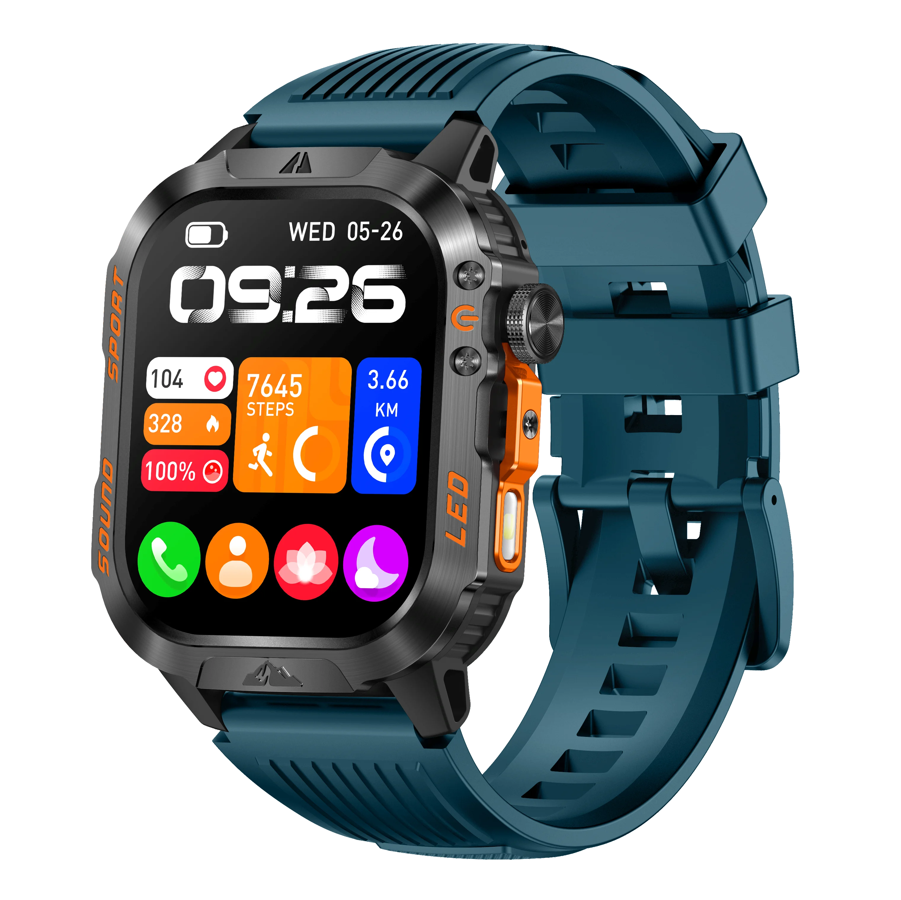 MINGCC Smartwatch – Wireless Calling, Heart Rate & Fitness