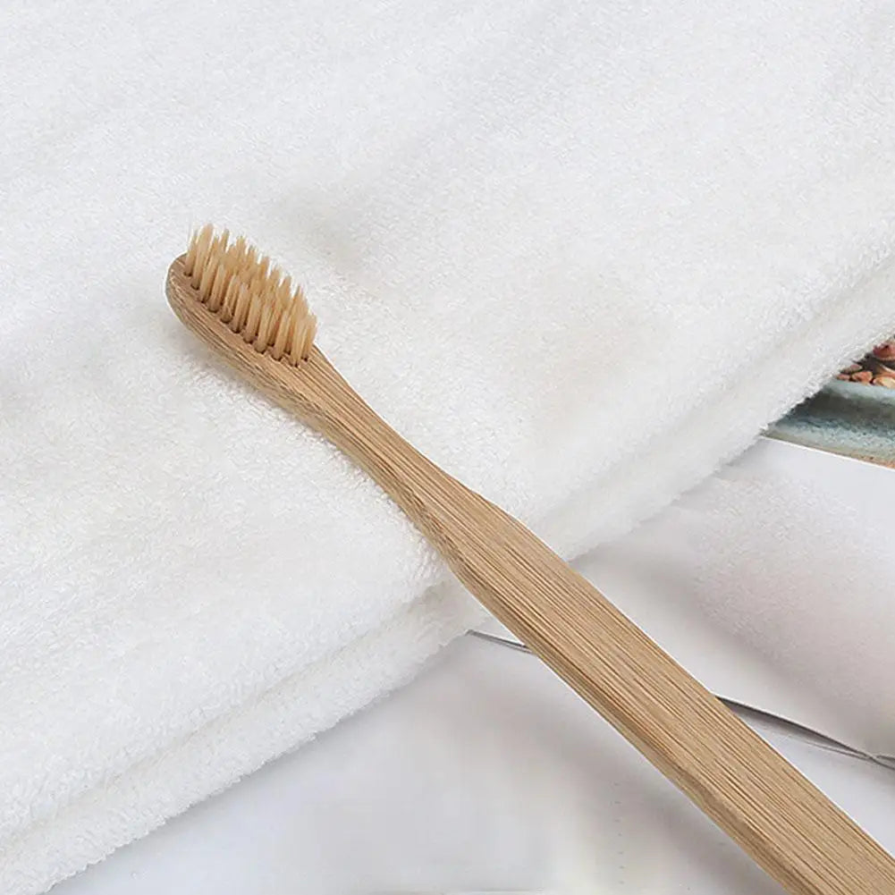 Bamboo Toothbrush Set – Soft Bristles, Travel & Eco-Friendly
