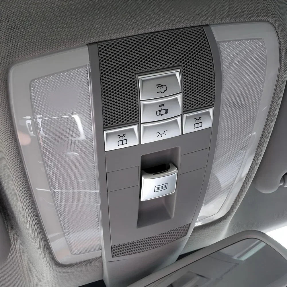 6/8pcs Roof Reading Lamp Button Patch For Mercedes For E Class 2009-2015 For Mercedes For C Class 2007-2014 For CLS 2013-2021 Oasis Select
