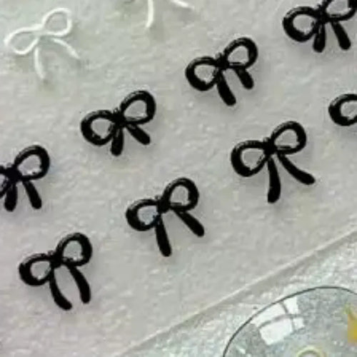 1 Sheet Mixed Color Bow Nail Art Stickers Relief Cute Bowknot Nail Charms Bow Manicure Decoration Oasis Select Default Title