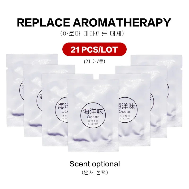 7/14/24PCS Car Air Freshener Export Car Air Conditioner Outlet Solid Perfume Car Perfume Stick Refill 7 Flavor Car Air Freshener Oasis Select 21Pcs Ocean