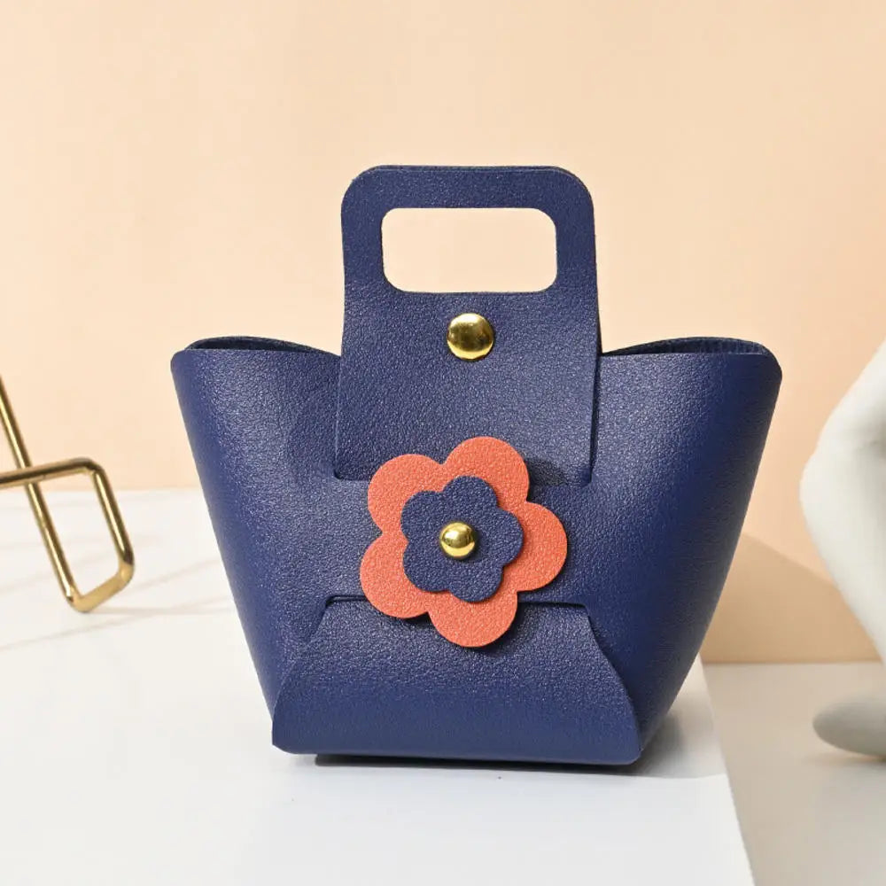 1PCS Leather Gift Bags Bow Ribbon Packaging Bag Wedding Favour Distributions Bags Eid Mubarak Candy Packaging Box Mini Handbag Oasis Select 6 Other