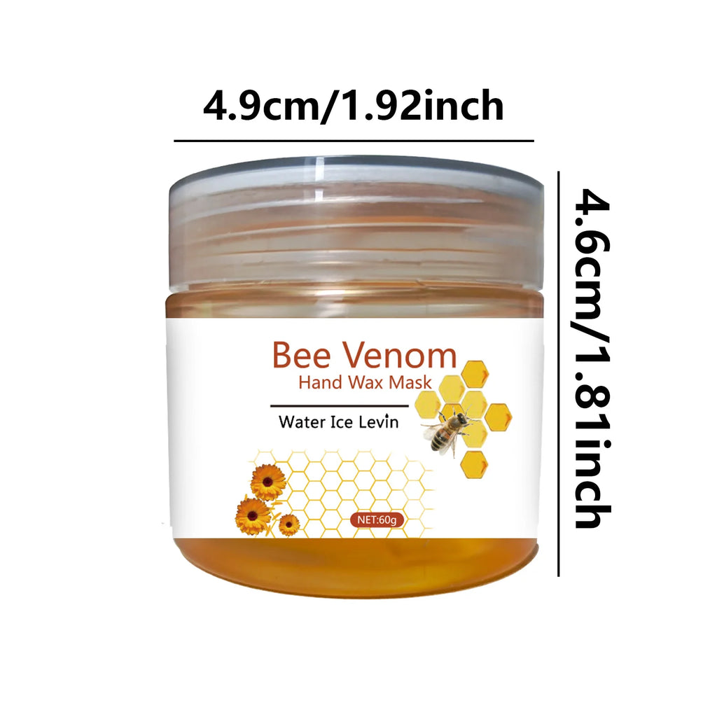 Honey Bee Venom Hand Wax Mask – Moisturizing & Exfoliating 60g Hand Wax Mask Oasis Select