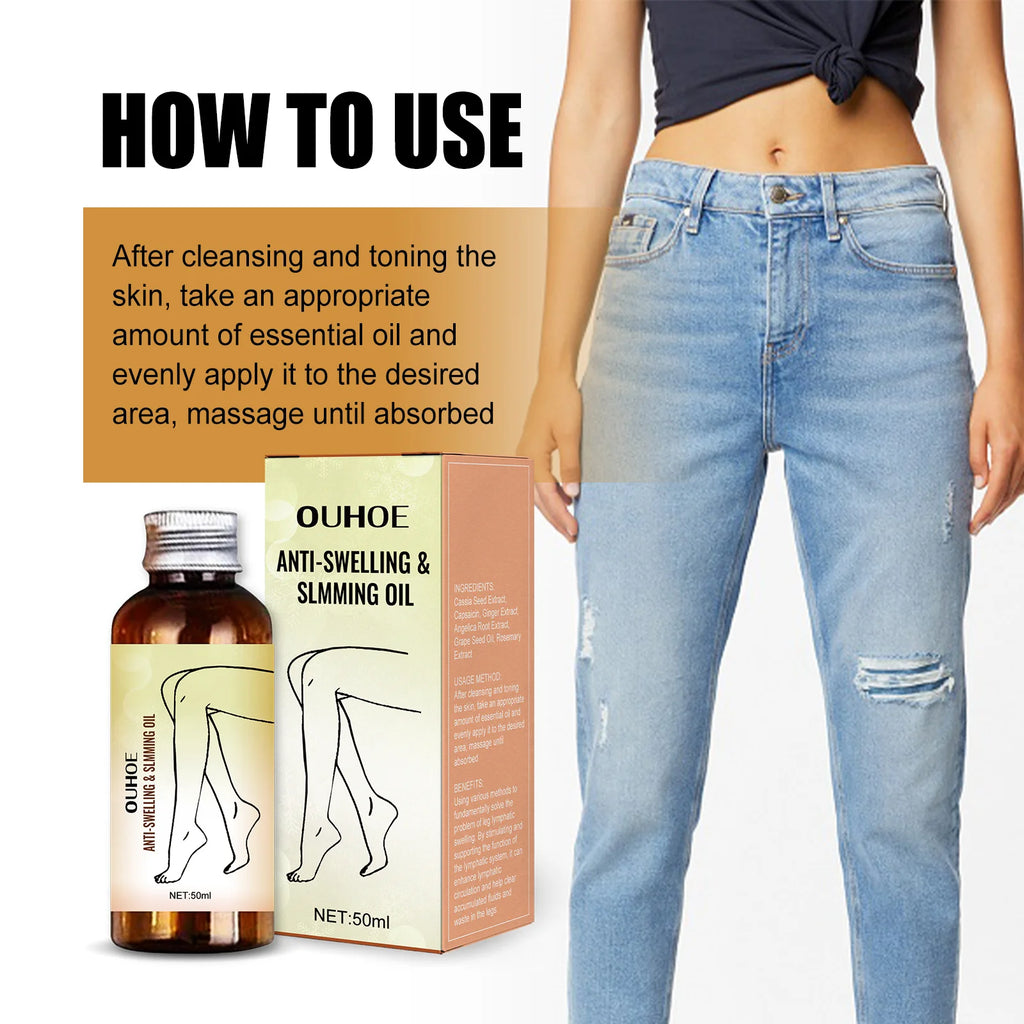 Fat Burning Essential Oil Lose Weight Flat Tummy Lifting Firming No Rebound Anti Cellulite Promote Metabolism Shaping Body Care Oasis Select