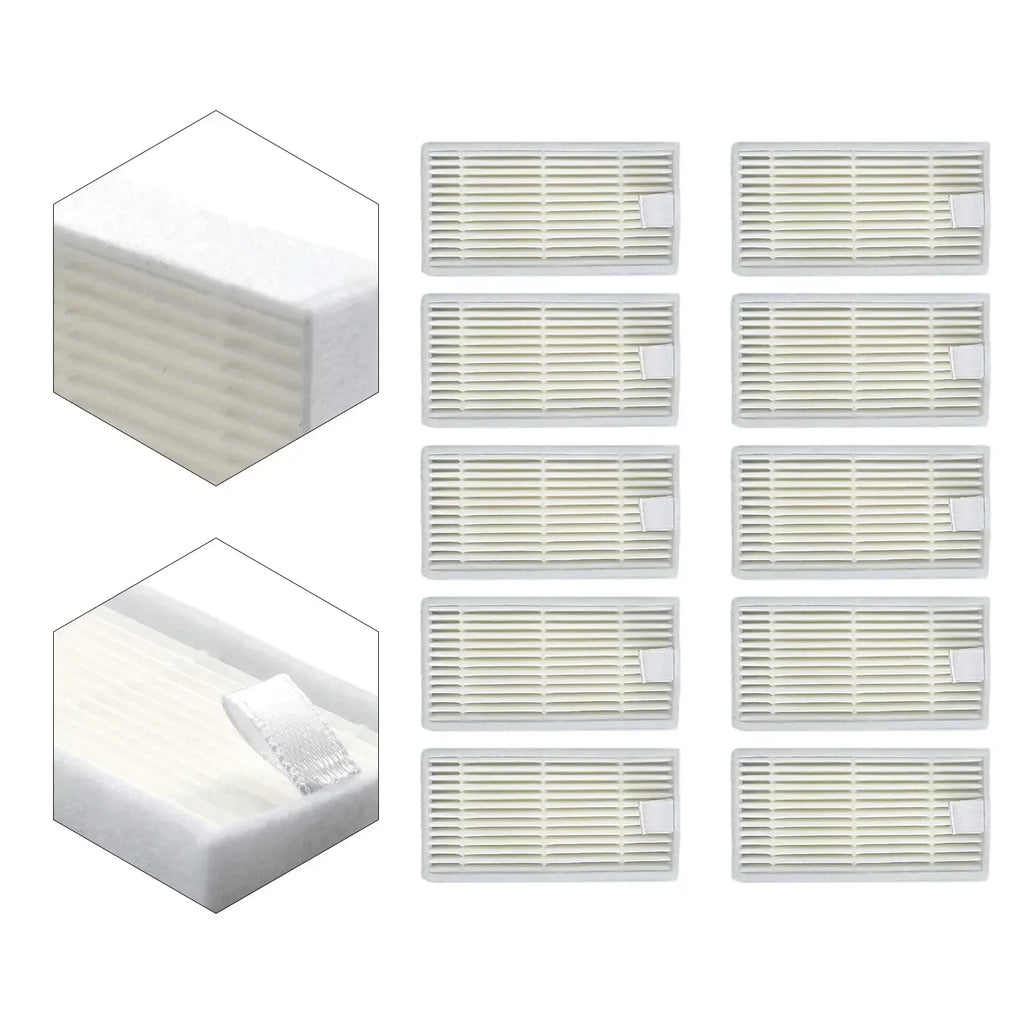 Replacement Filters for SilverCrest For SSR 3000 A1 Robot Vacuum 10Pcs Pack with High Speed Airflow Technology Oasis Select