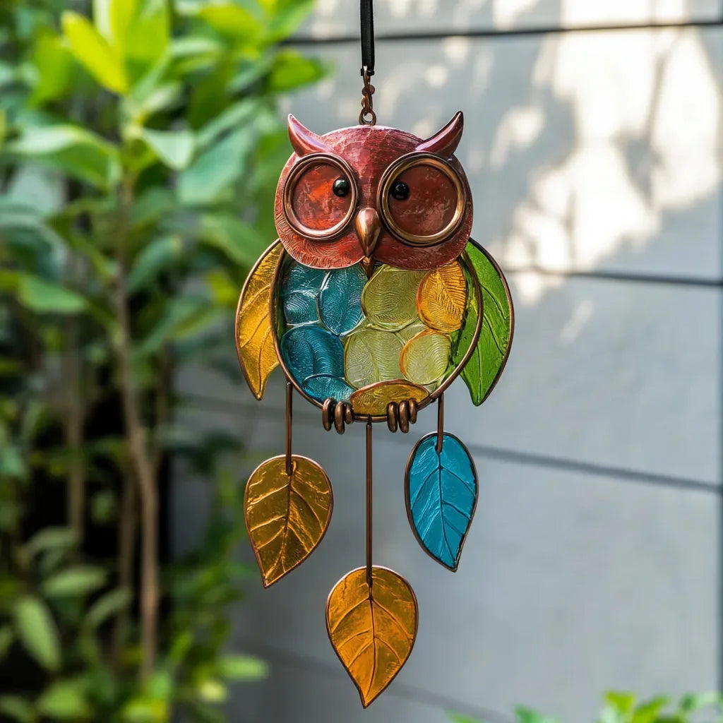 Acrylic Colorful Owl Hangings Home Bedroom Window Hanging Decorations Sun Catcher Acrylic Suncatcher Crafts Oasis Select
