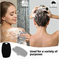 Soft Silicone Exfoliating Brush Cleanser Manual Body Cleansing Body Care Scrubber Shower Gentle Massage Bath Brush For Men Oasis Select black
