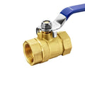 BSPT Brass Mini Ball Valve Air Compressor Water Gas Oil Shut Off Valve 1/8" 1/4" 3/8" 1/2" BSP Threaded Male To Female Oasis Select DN20
