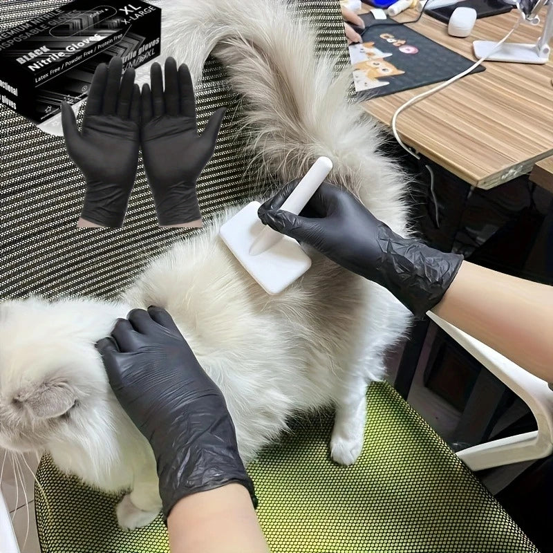 Disposable Gloves in Package Black Nitrile Gloves Home Kitchen Cooking Tools Tattoo Washing Car Household Cleaning Work Gloves Oasis Select