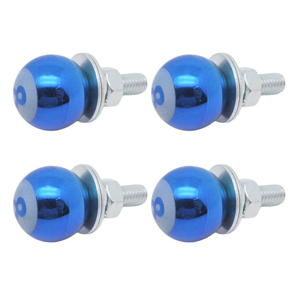 Modified license plate holder screw round head billiards 8 license plate holder screw decorative screw used for modifying licens Oasis Select 4pcs 1