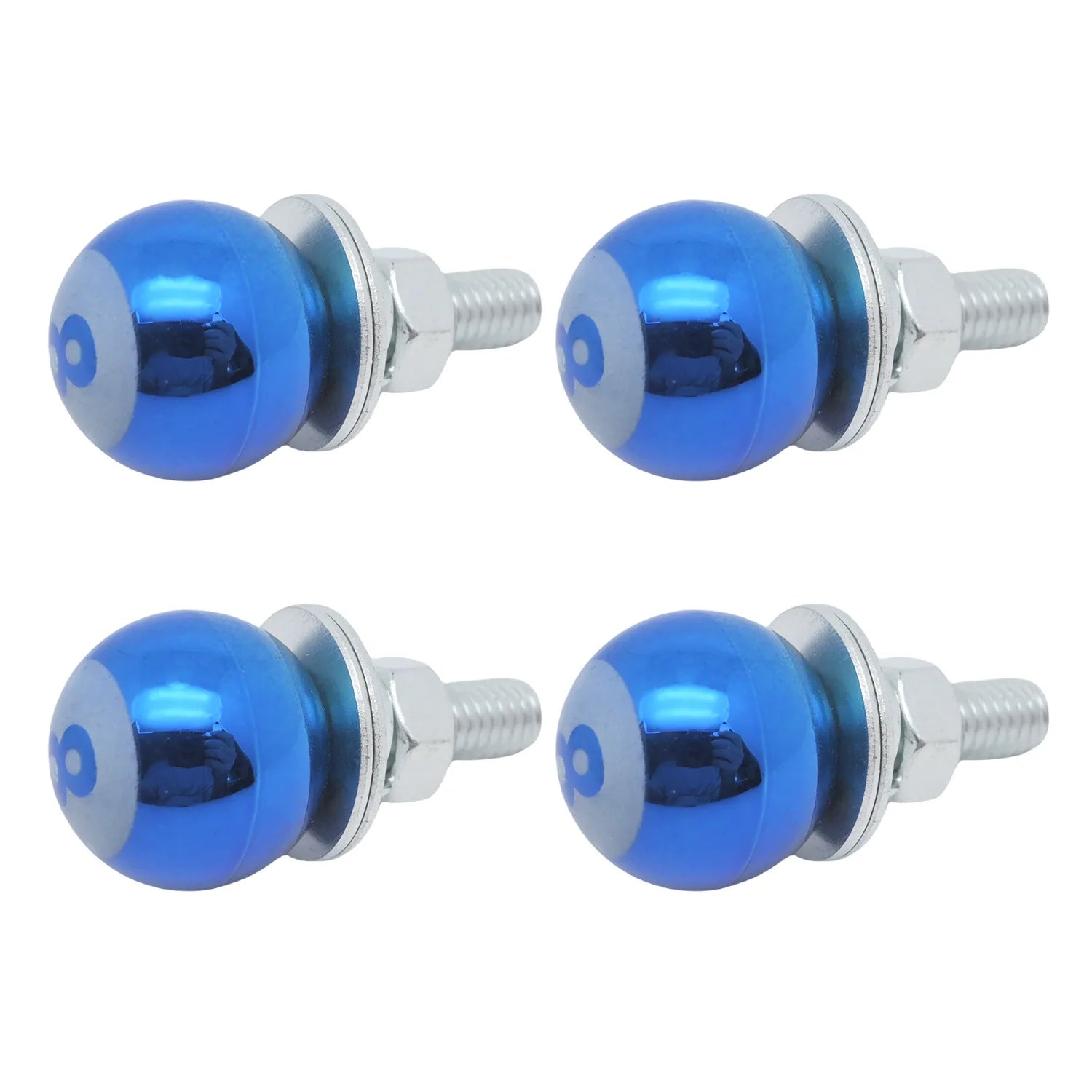 Modified license plate holder screw round head billiards 8 license plate holder screw decorative screw used for modifying licens Oasis Select 4pcs 1