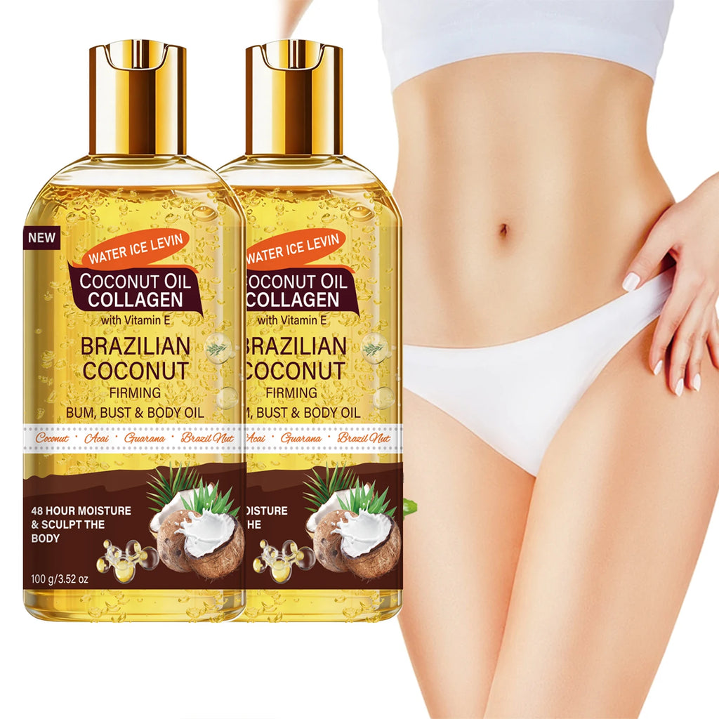Brazilian Firming Body Oil – Coconut & Collagen Moisturizer Firming Body Oil Oasis Select